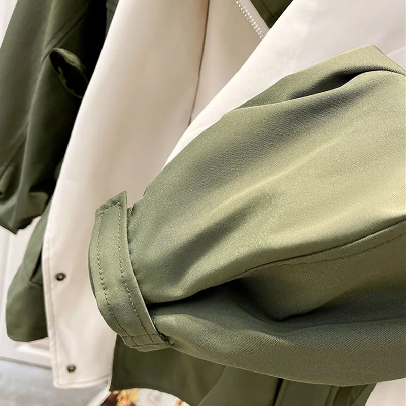 Veste élégante Danoir Paris Alvienne, protection contre le vent et les intempéries, tissu imperméable, design moderne et chic