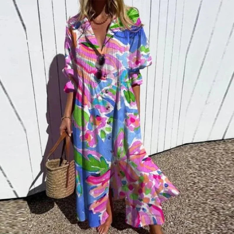 Maisie - Robe longue élégante et flatteuse