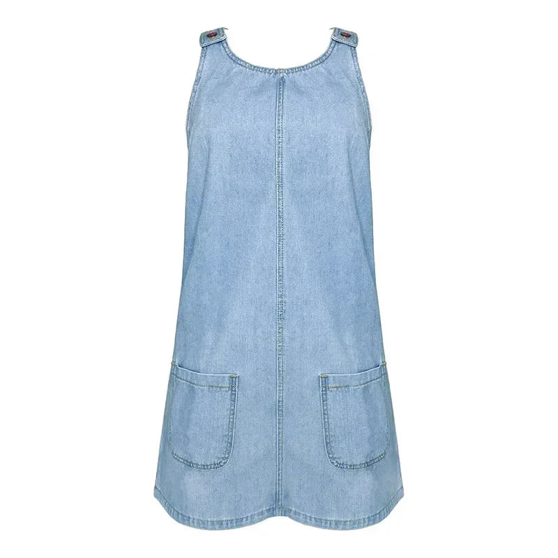 Sofia - Robe d'été pratique en jean