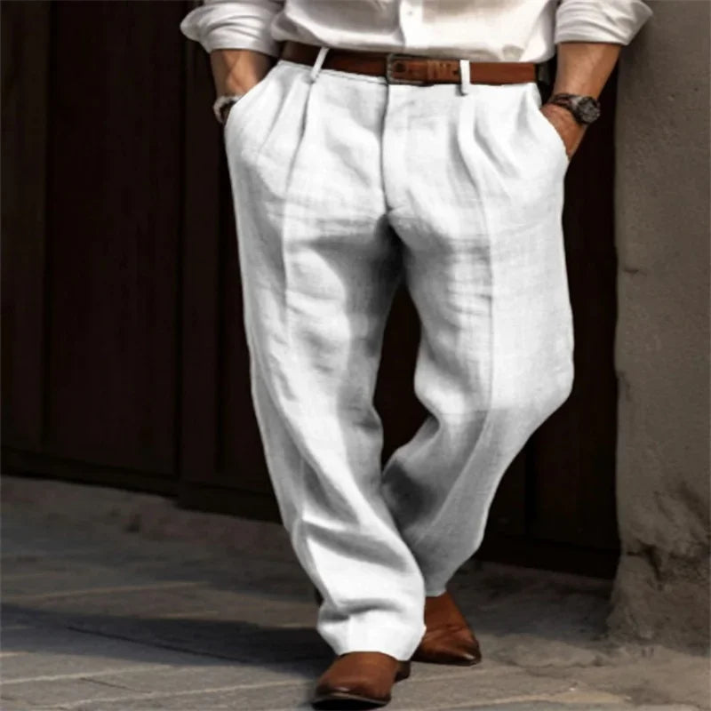 Corsaro - Pantalon de tailleur en lin