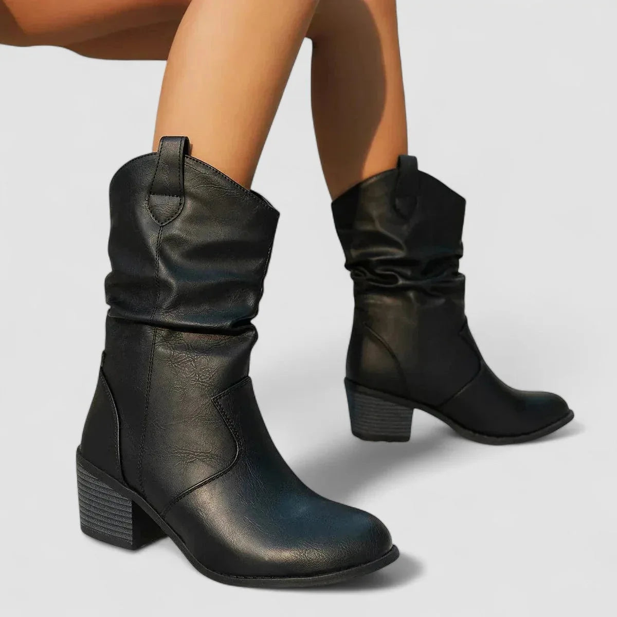 Vivian | Bottes en Cuir Orthopédiques