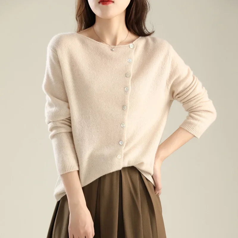 Mireille - Gilet en Tricot Élégant