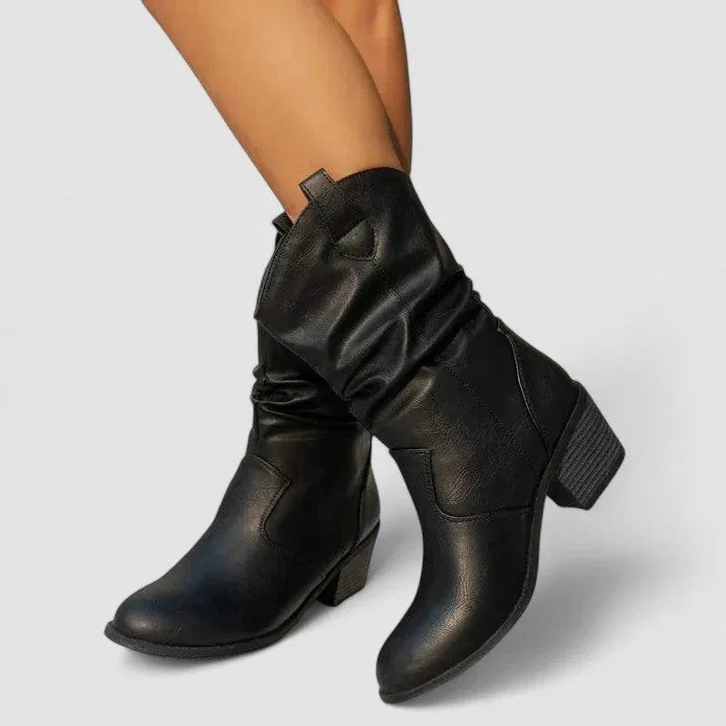 Vivian | Bottes en Cuir Orthopédiques
