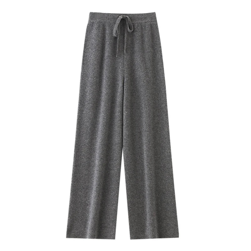 Pantalon Juliette de Danoir Paris en tissu noir, vue de face avec poches et taille ajustable.