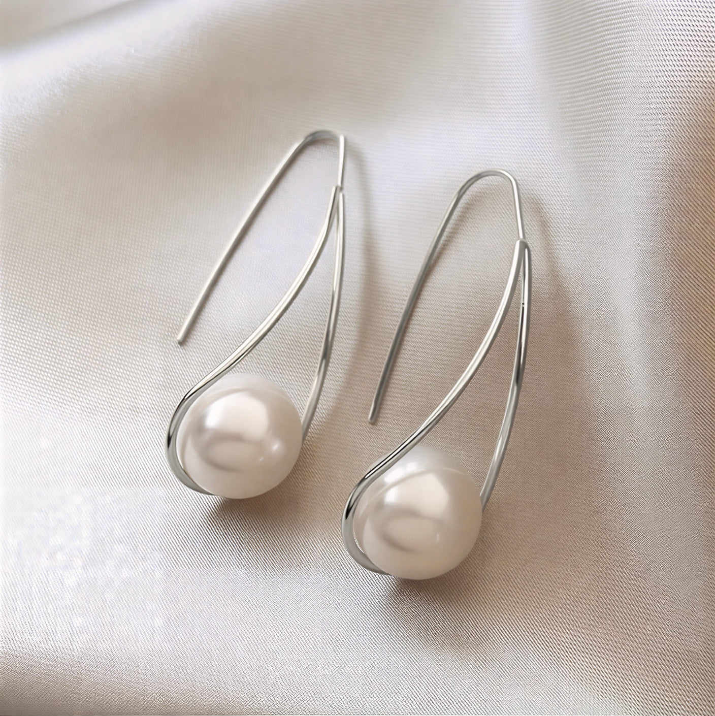 Boucles d'oreilles élégantes Perle Mystic