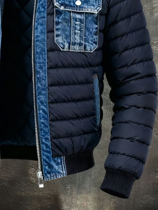 MAISON CLÉMENT PARIS™ | VESTE MATELASSÉE HYBRIDE ET DENIM