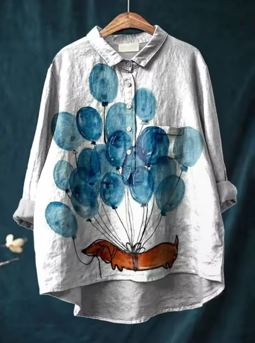 Bowie | Blouse Ballon Teckel Artistique