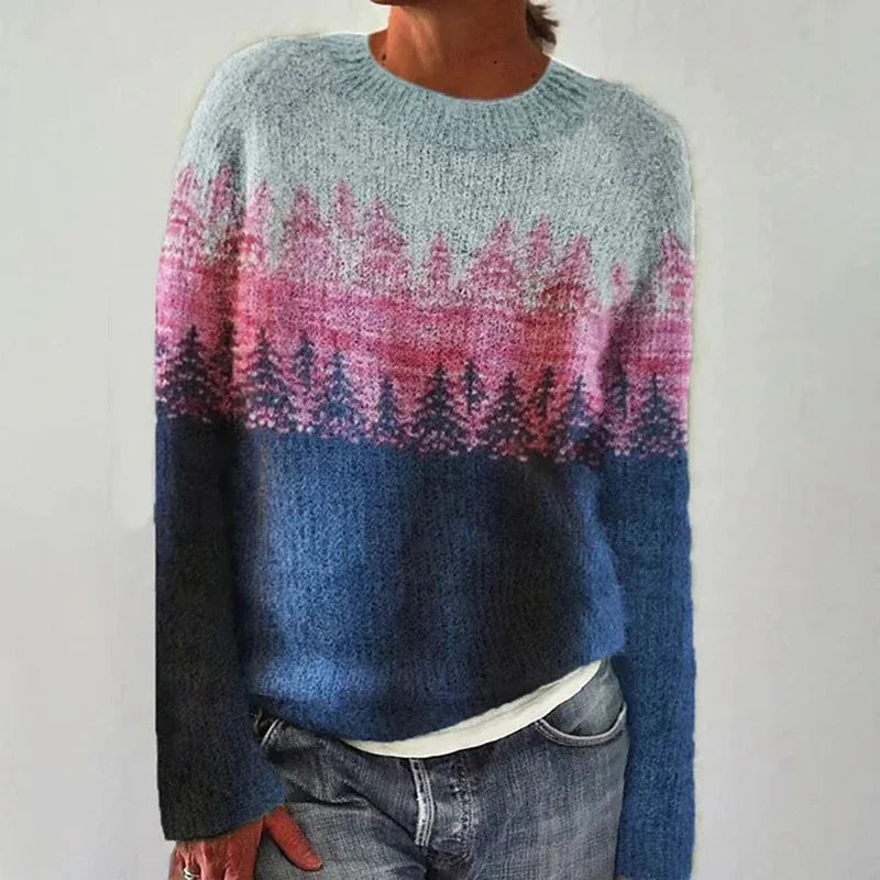 Pull en maille classique Cate de la collection #1752 de Danoir Paris, en laine douce et finition élégante.