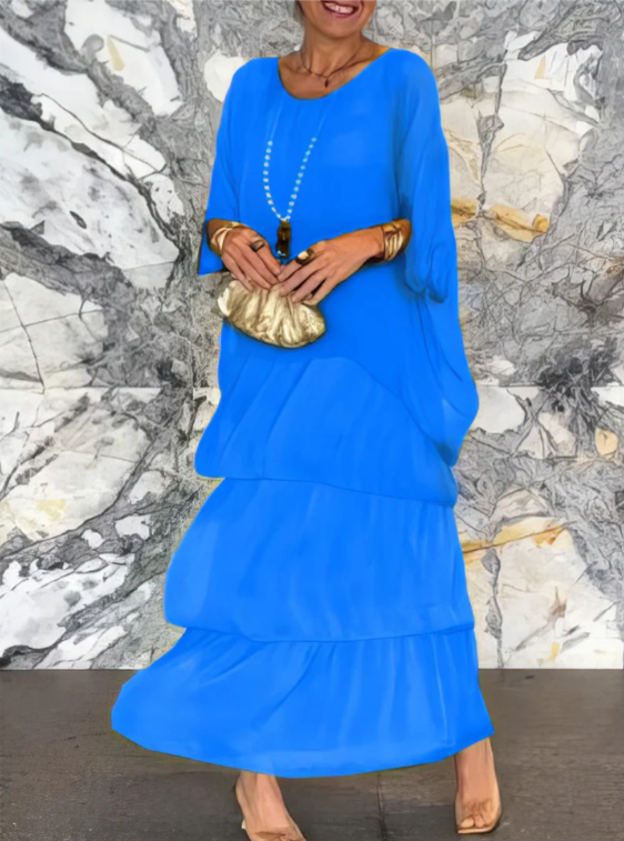 Lara | Robe longue fluide et élégante