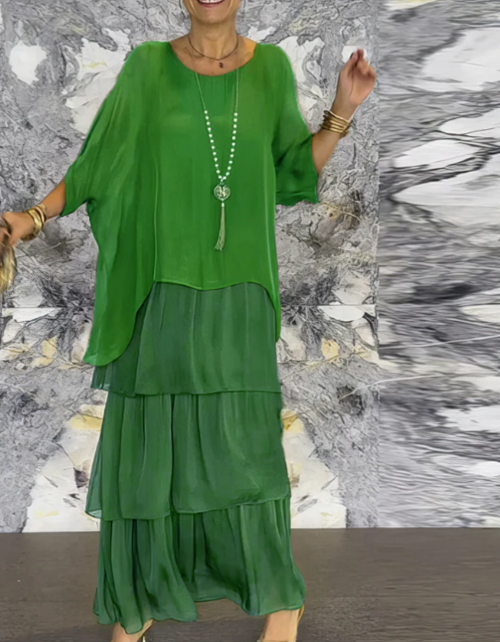 Lara | Robe longue fluide et élégante