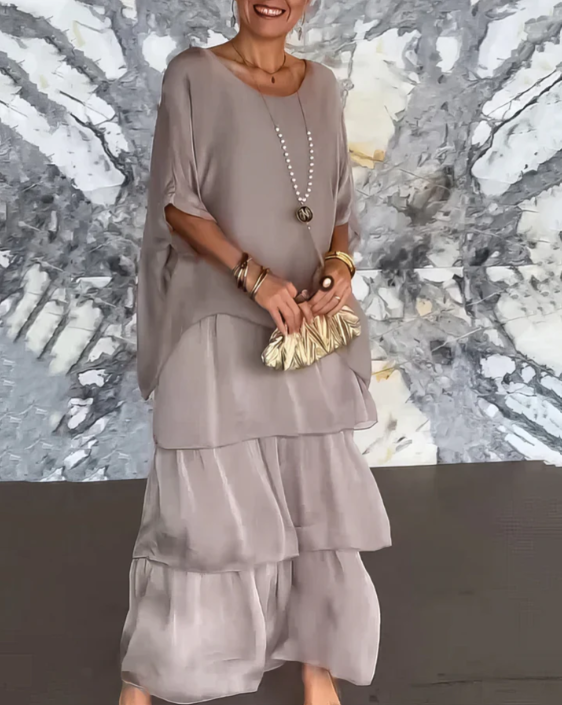 Lara | Robe longue fluide et élégante