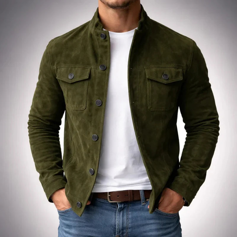Oltrarno™ Veste en Daim Premium – Savoir-Faire Italien