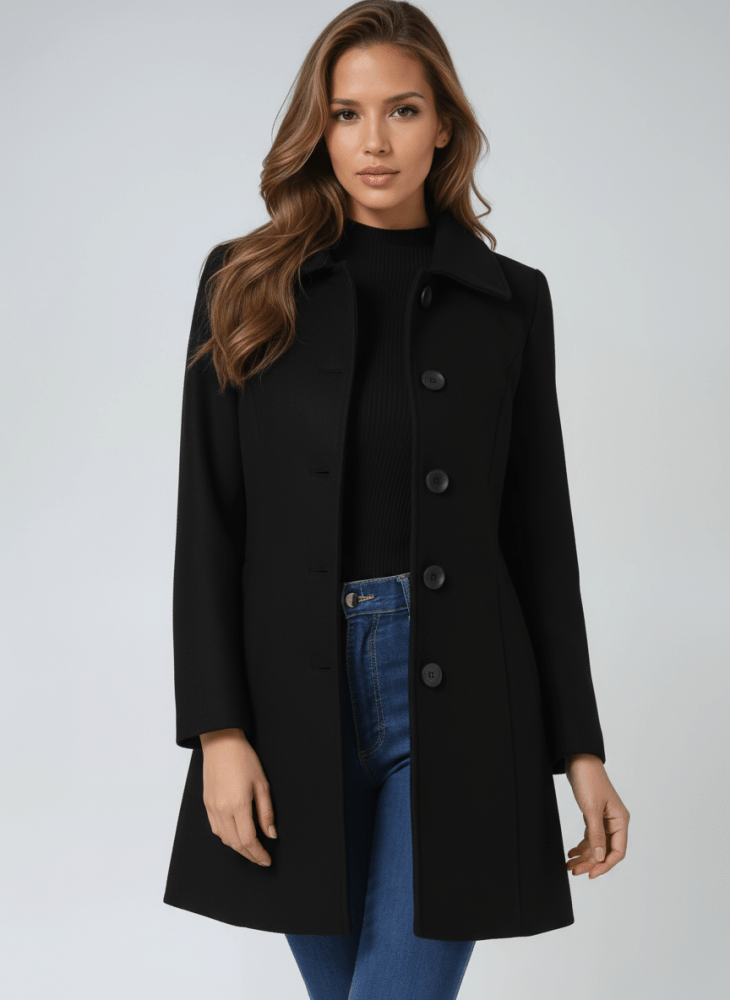 Helena - Élégant Manteau d'Hiver