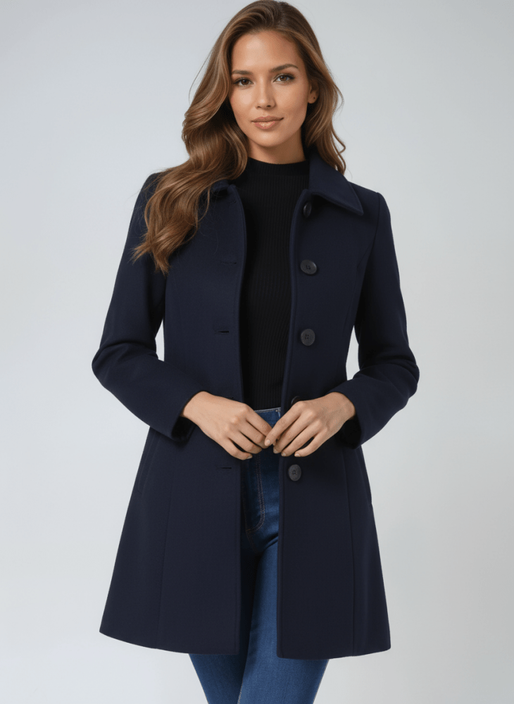 Helena - Élégant Manteau d'Hiver