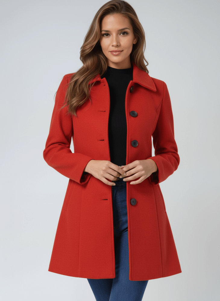 Helena - Élégant Manteau d'Hiver