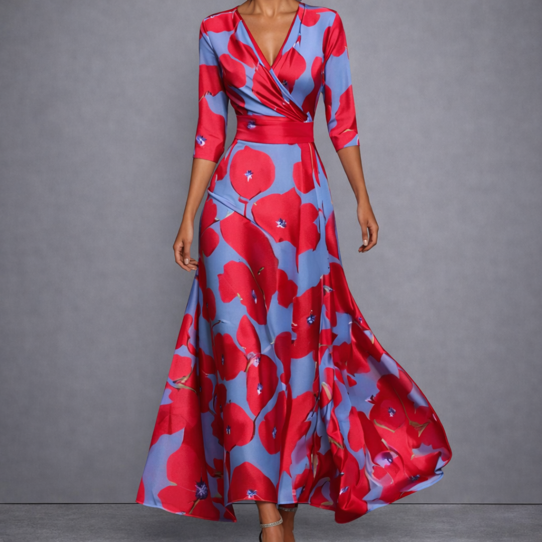 Margaret| Robe longue élégante