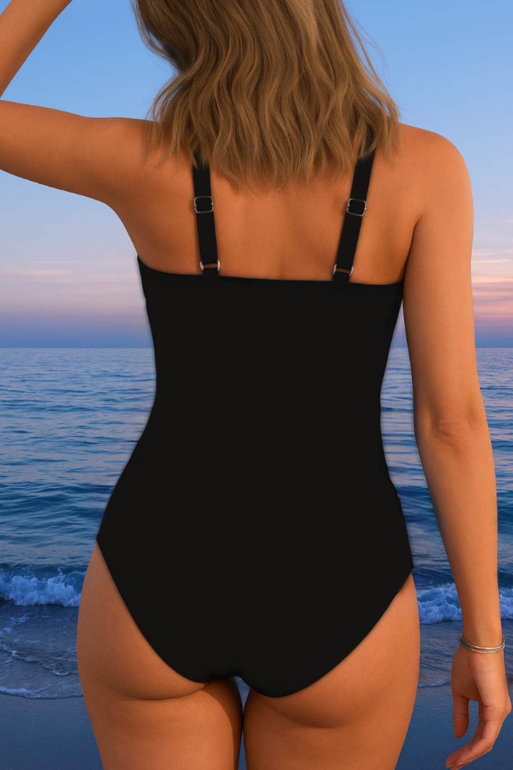 Constança - Maillot de bain portefeuille de luxe avec imprimé coloré