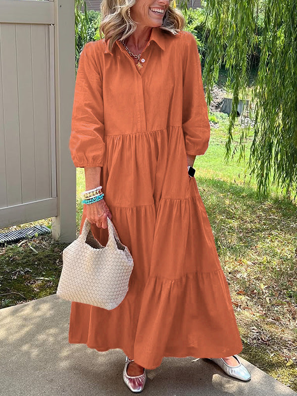 Bente - Robe Longue Élégante