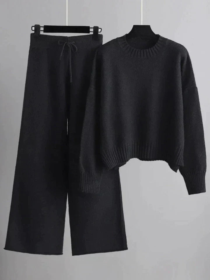 Cécile - Ensemble tricoté chic