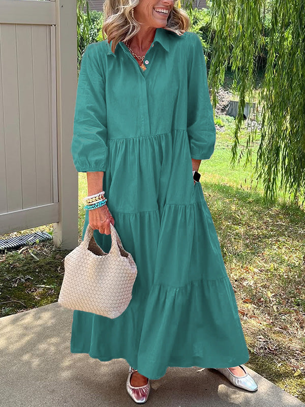Bente - Robe Longue Élégante