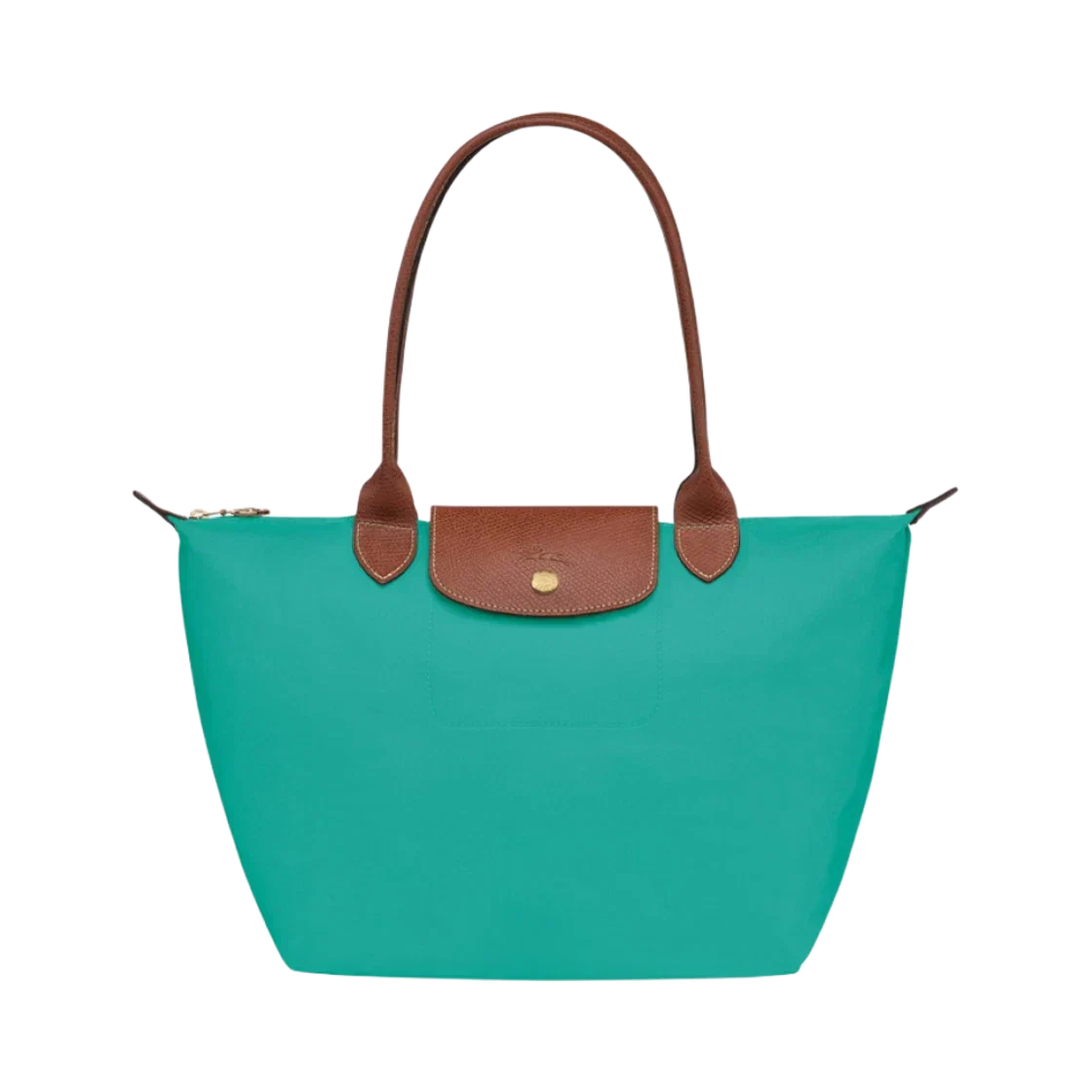Longchamp - Grand sac cabas Le Pliage, turquoise