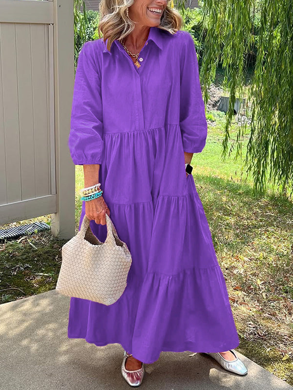 Bente - Robe Longue Élégante