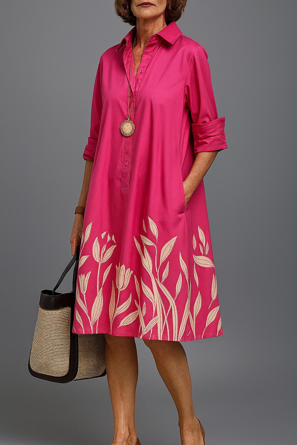 Graciela | Robe midi soignée et élégante