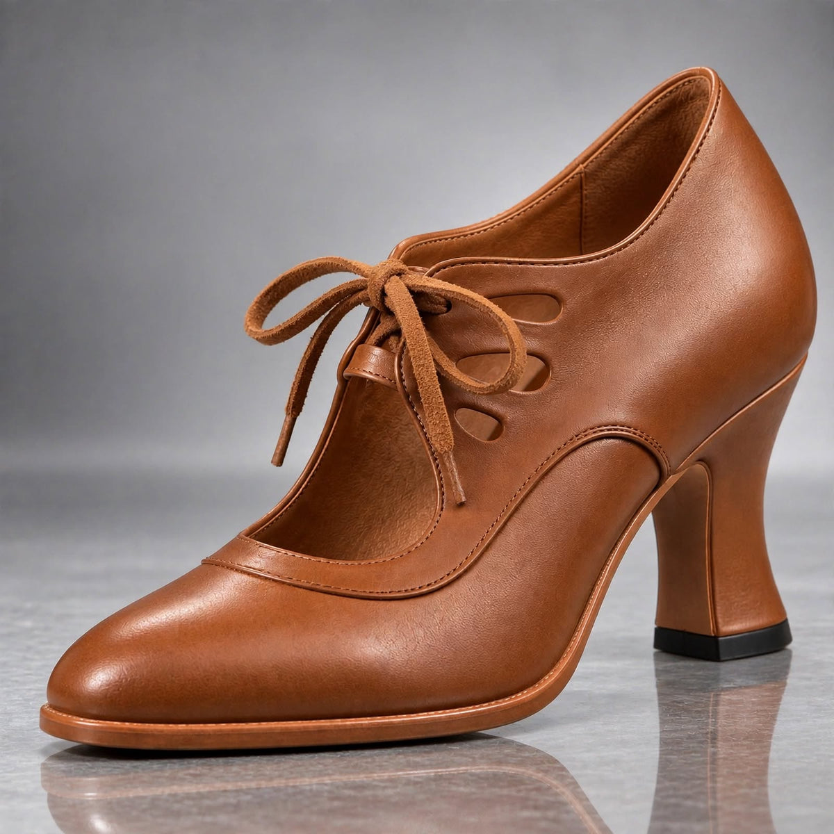 Philomène | Escarpins à lacets vintage