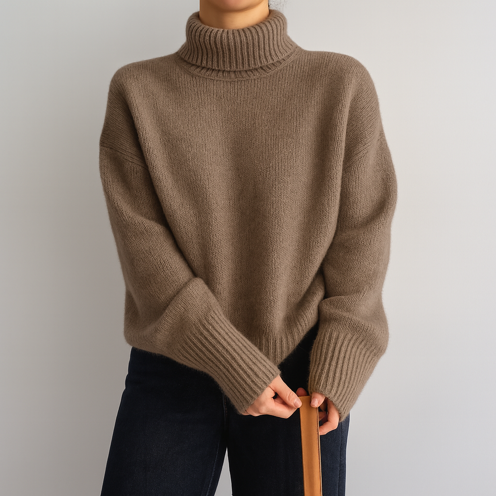 Candice - Doux Pull Oversize en Cachemire