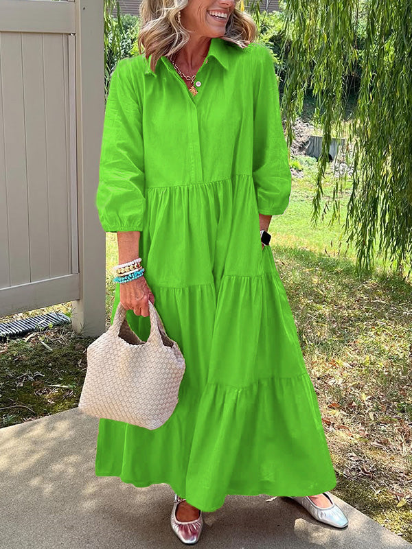 Bente - Robe Longue Élégante