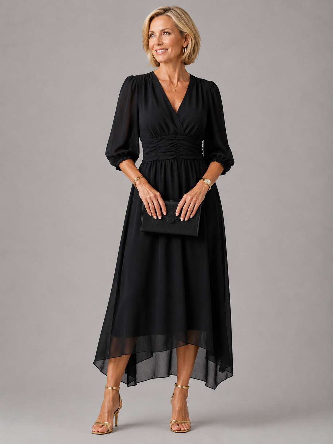 Chloe™ | Robe en mousseline de soie légère et soyeuse