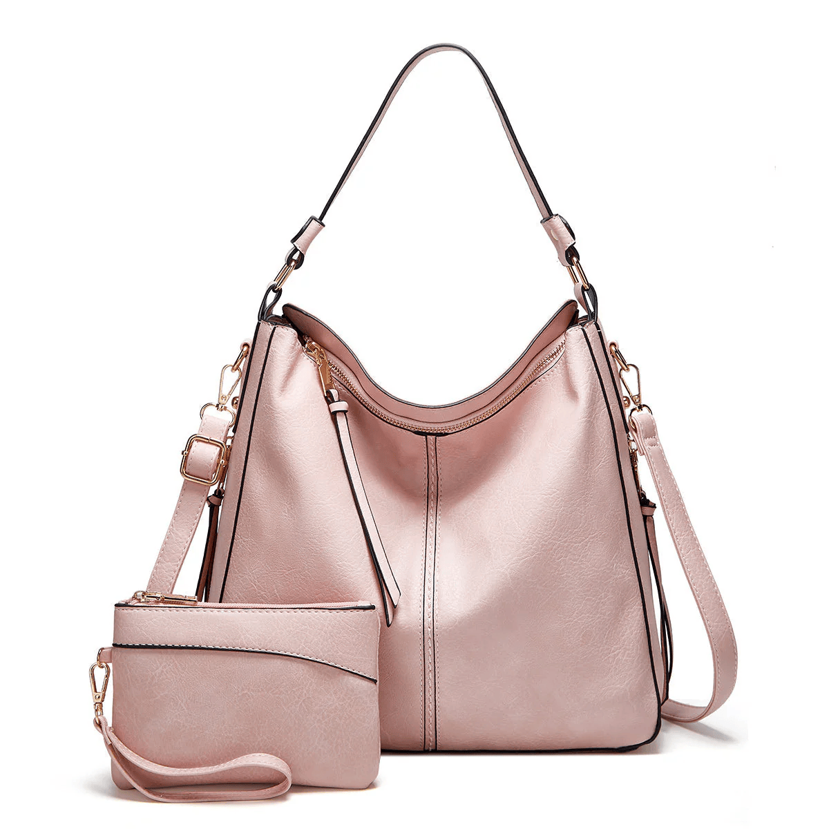 Sac à main en cuir vintage Étoile de Ville de Danoir Paris, avec détail élégant et design classique, sur fond neutre.
