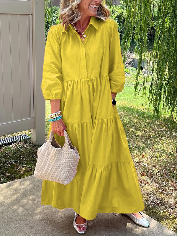 Bente - Robe Longue Élégante
