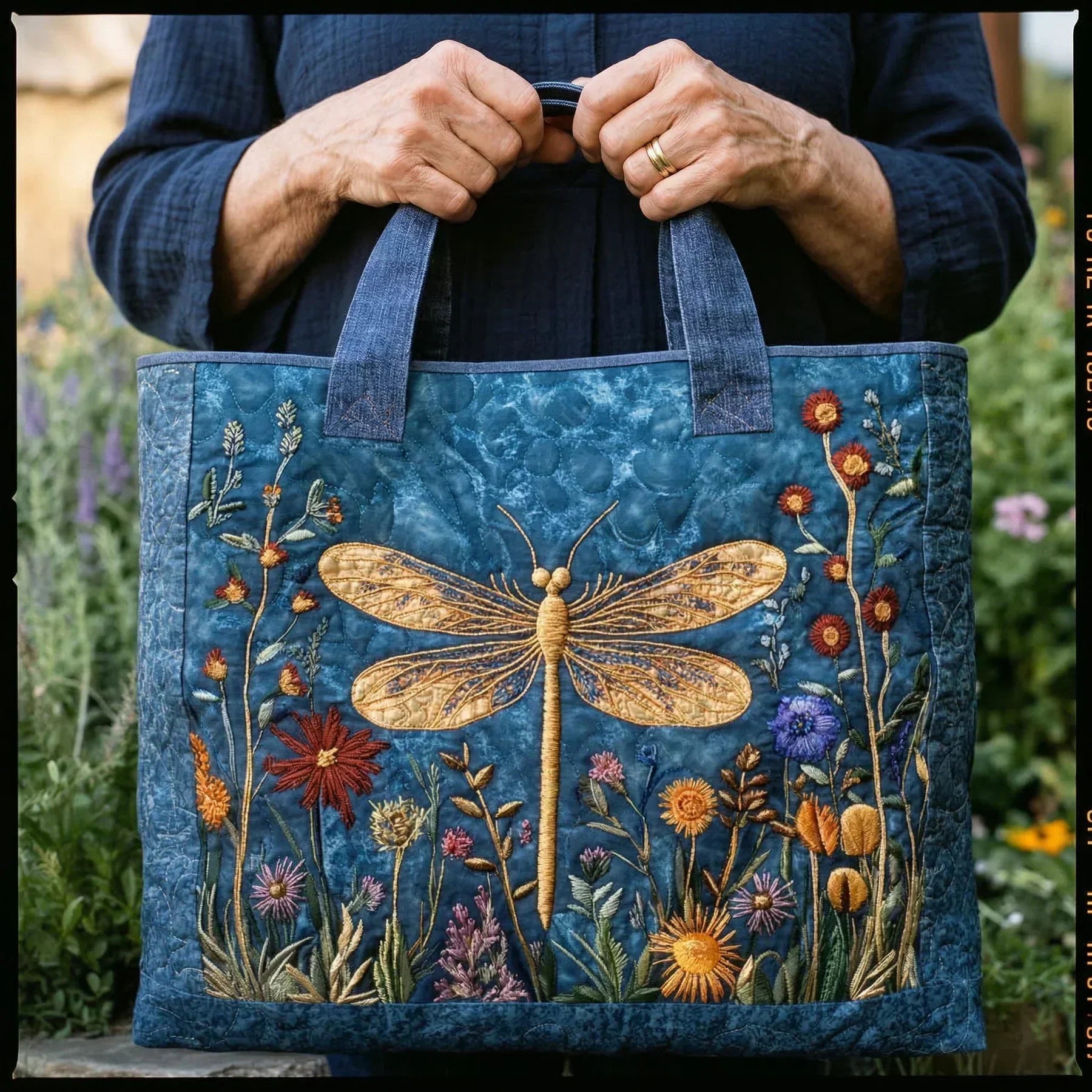 Sac à main artisanal Golden Isle de Danoir Paris, femme tenant un sac en cuir beige avec détails élégants.