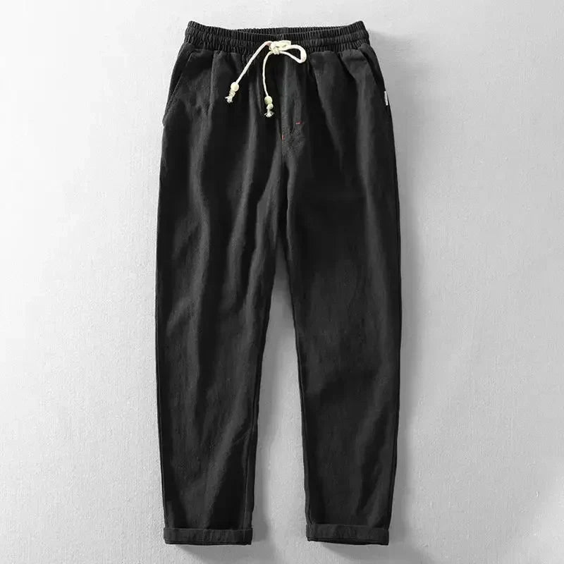 Pantalons décontractés confortables Lexie de la collection #844 par Danoir Paris, en tissu doux et moderne.
