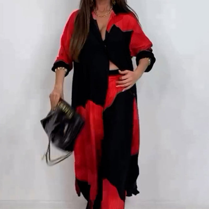 Ensemble décontracté élégant Danoir Paris, vêtement confortable avec style moderne, porté par un mannequin.