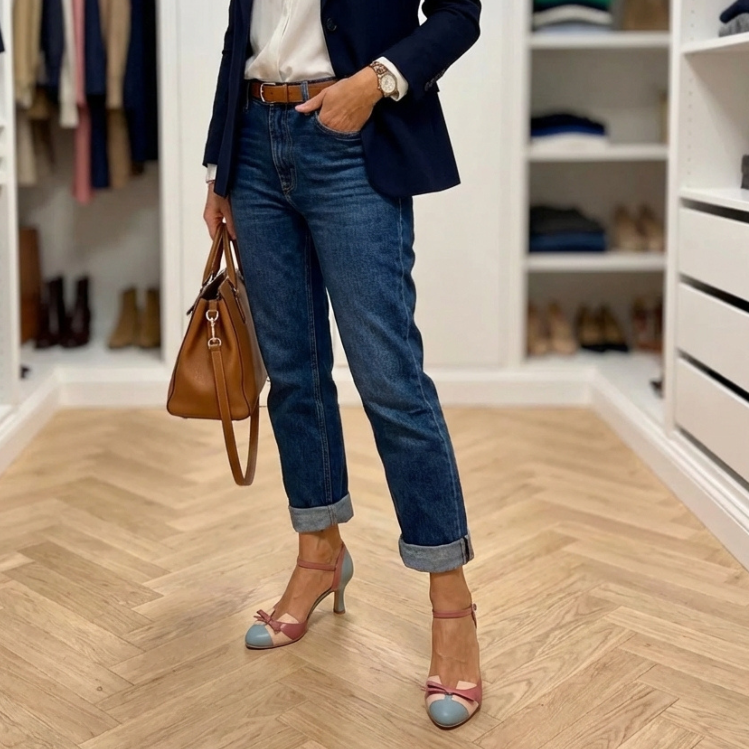 Sandales vintage Vessa de Danoir Paris, en cuir beige avec talon moyen, parfaites pour un style rétro élégant.