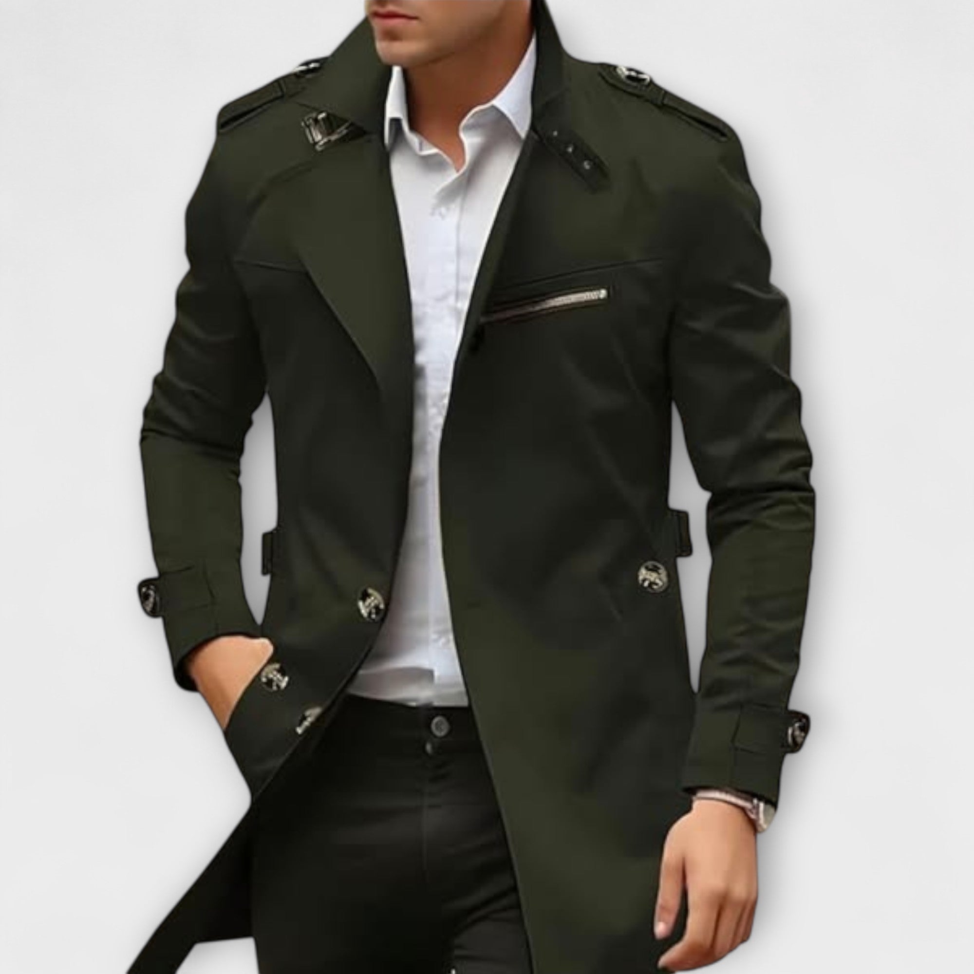 Veste faite main Danoir Paris™ en tissu de haute qualité, avec détails artisanaux et finition soignée.