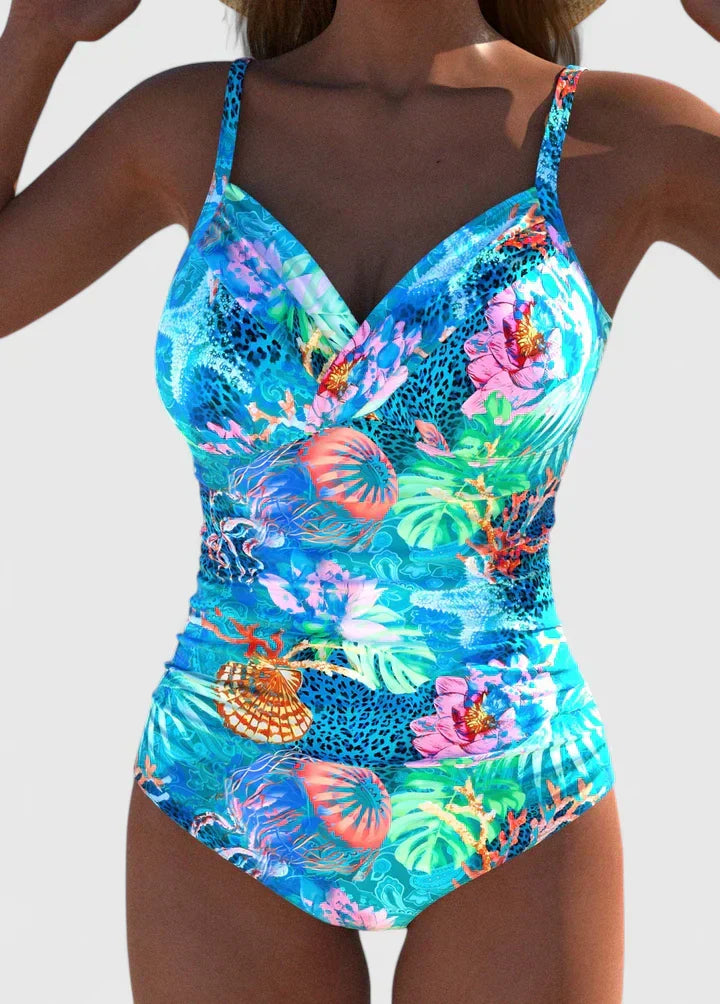Maillot de bain sophistiqué Meloryanne de Danoir Paris, design élégant avec détails modernes, en tissu résistant à l'eau.