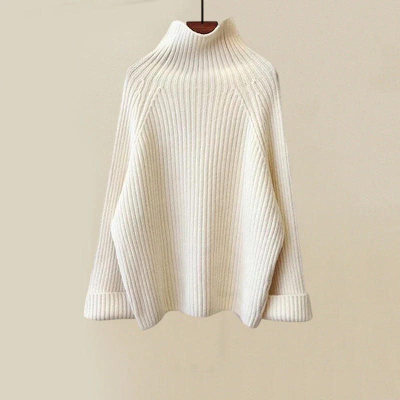 Ensemble tricoté blanc Mélanie pour femme de Danoir Paris, ensemble douillet avec haut et pantalon confortables.