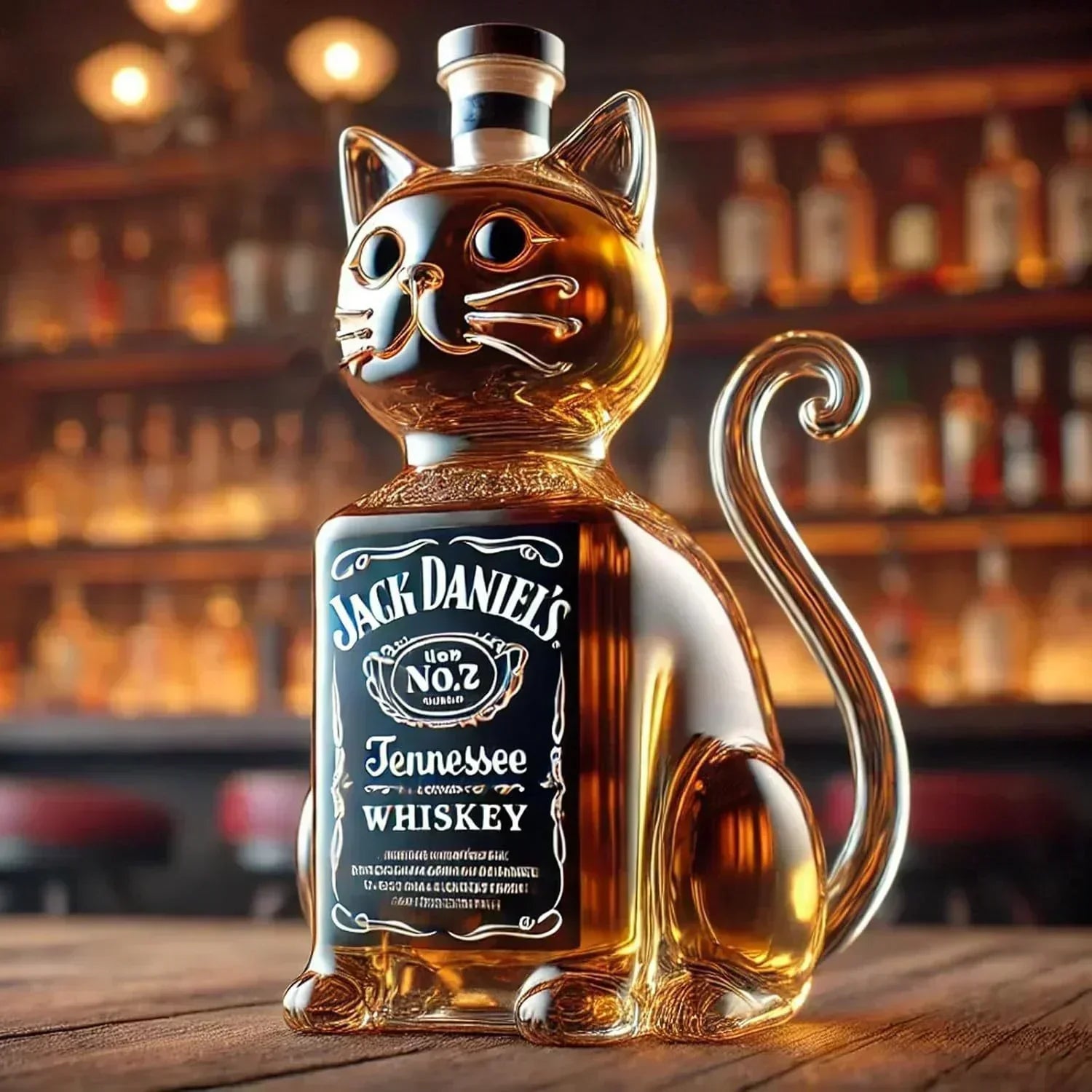 Carafe à whisky - Édition Chat