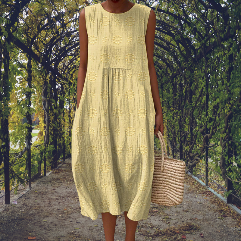 Robe sans manches Linda de Danoir Paris, élégante robe courte à coupe fluide, idéale pour une tenue chic et sophistiquée.