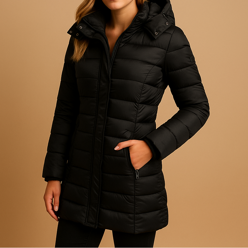 Veste légère et élégante Danoir Paris Elize pour femmes, coupe moderne avec rembourrage léger et style sophistiqué.