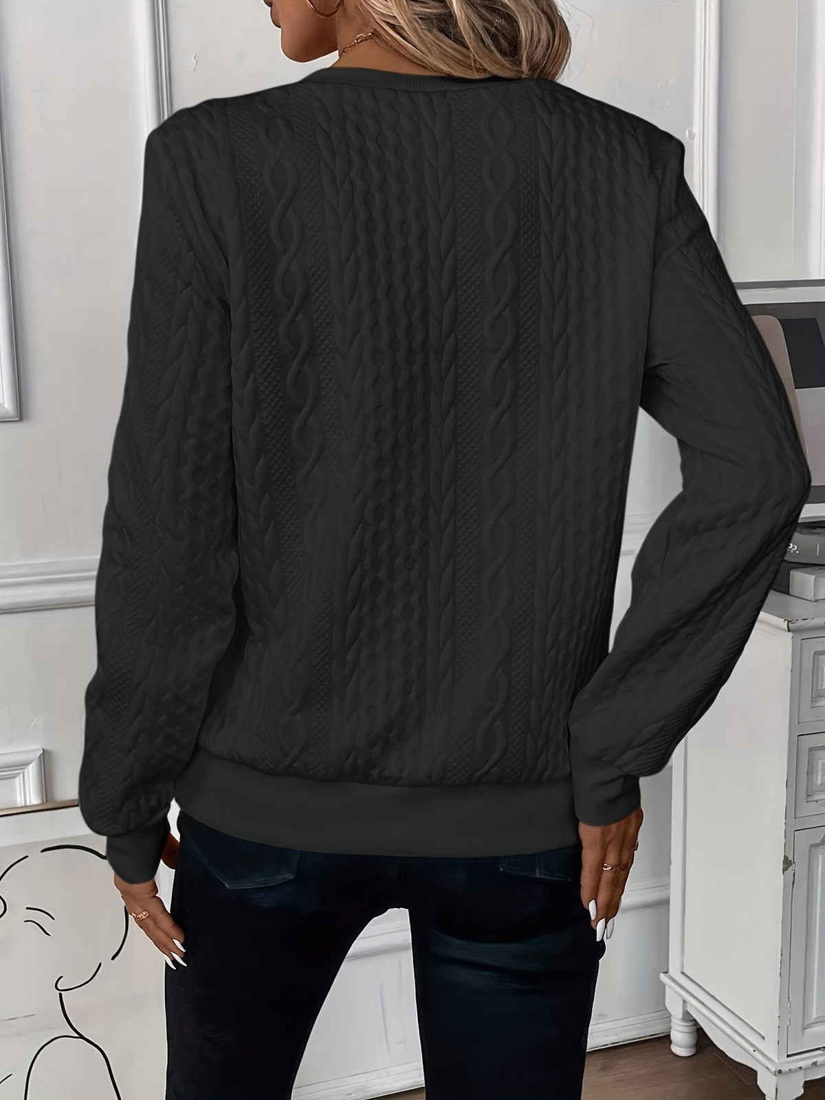 Pull zippé décontracté Amelie de Danoir Paris, en rose, doux et confortable, présenté sur mannequin.