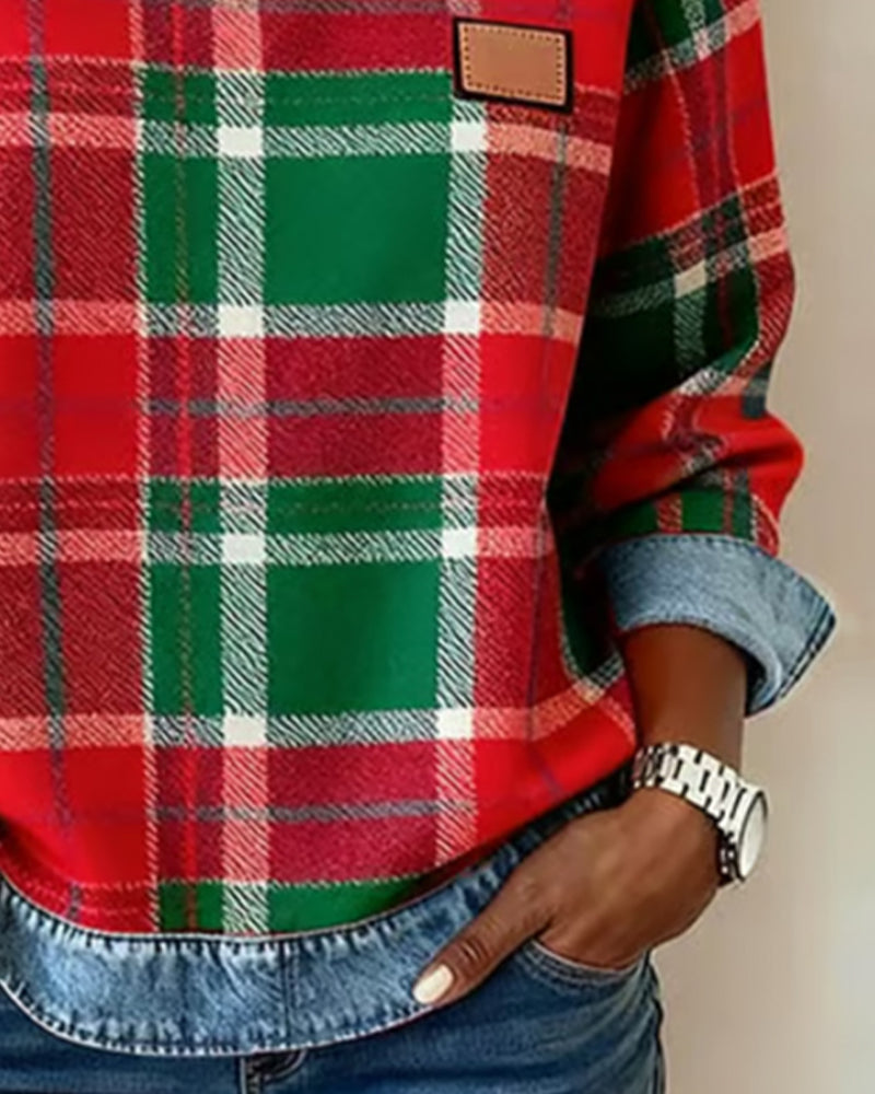 Sweatshirt patchwork audacieux Célia de Danoir Paris en orange, avec motifs colorés et style moderne.