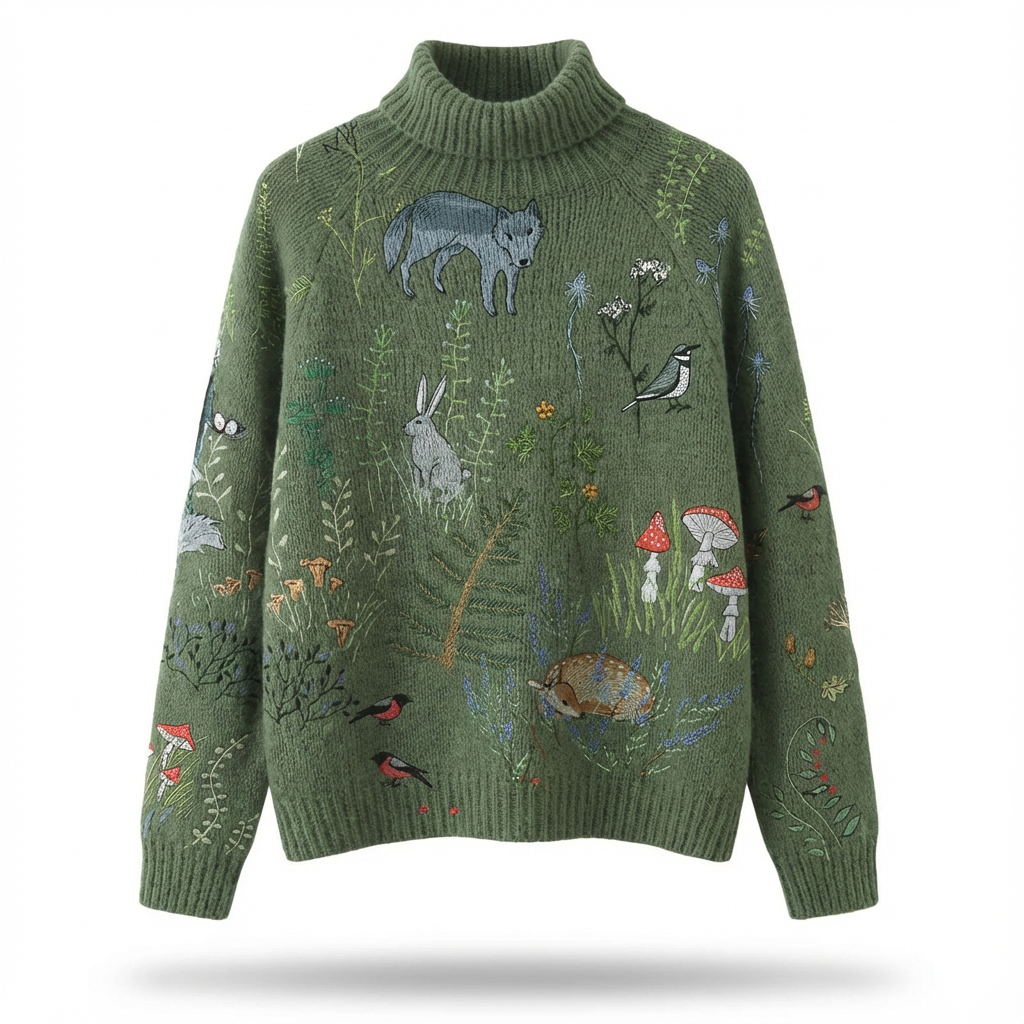 Pull Donna Danoir Paris en molleton doux, décontracté, avec col rond et manches longues, idéal pour un style confortable.