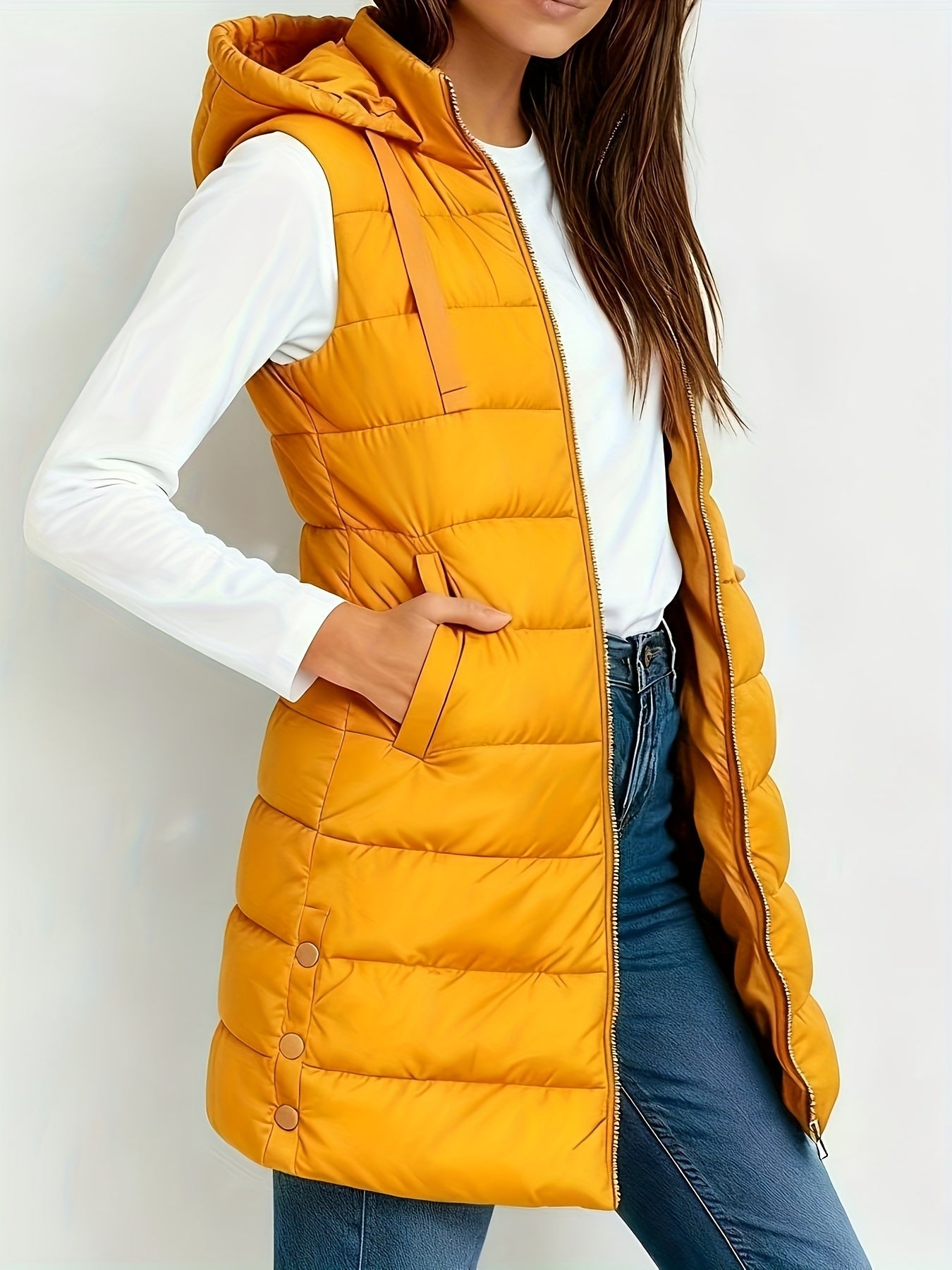 Veste à capuche chic Danoir Paris Emelia, style moderne, coupe élégante, en tissu doux et confortable, portée décontractée.
