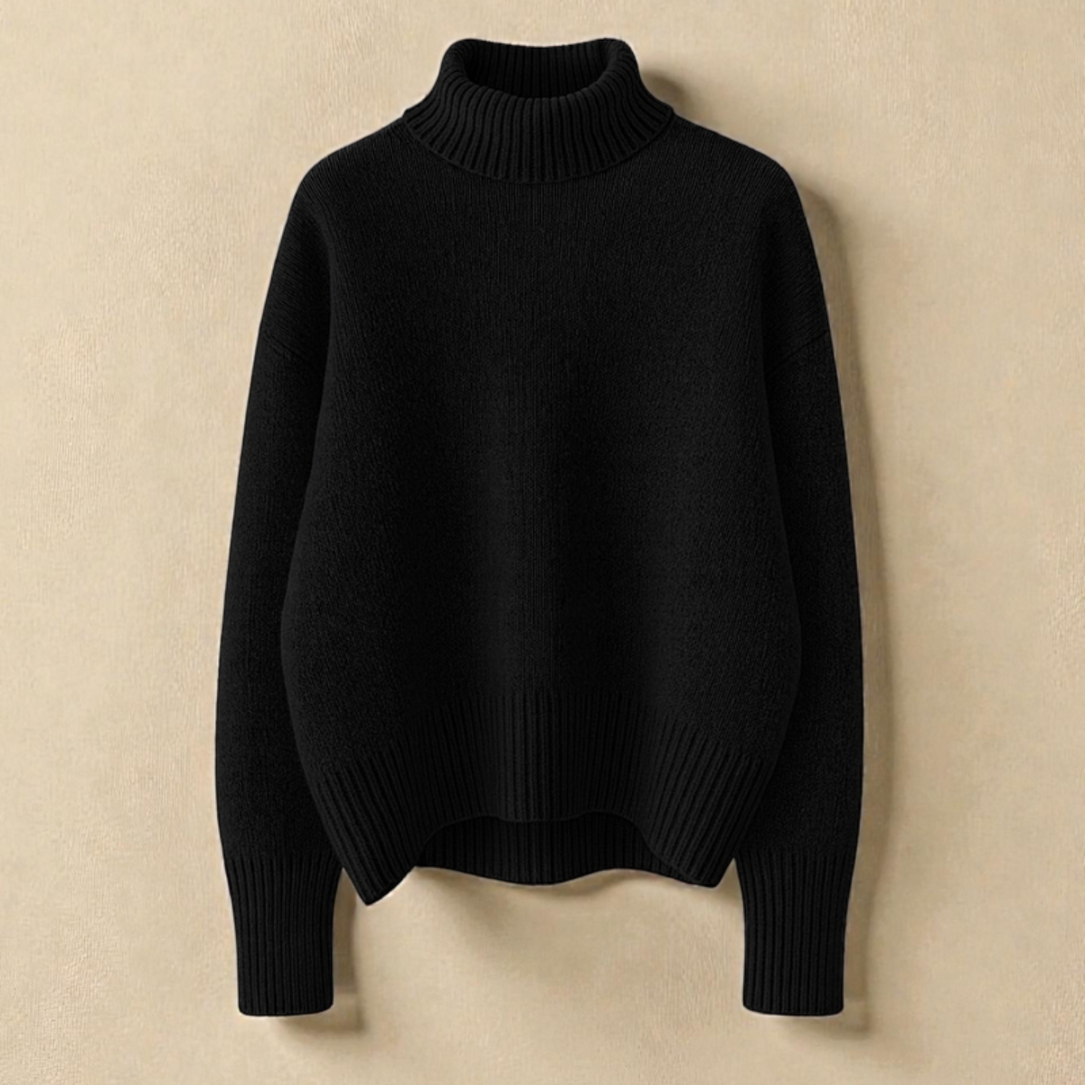 Pull chic et confortable Danoir Paris INES FR1596, en coton doux avec coupe élégante, porté sur mannequin.