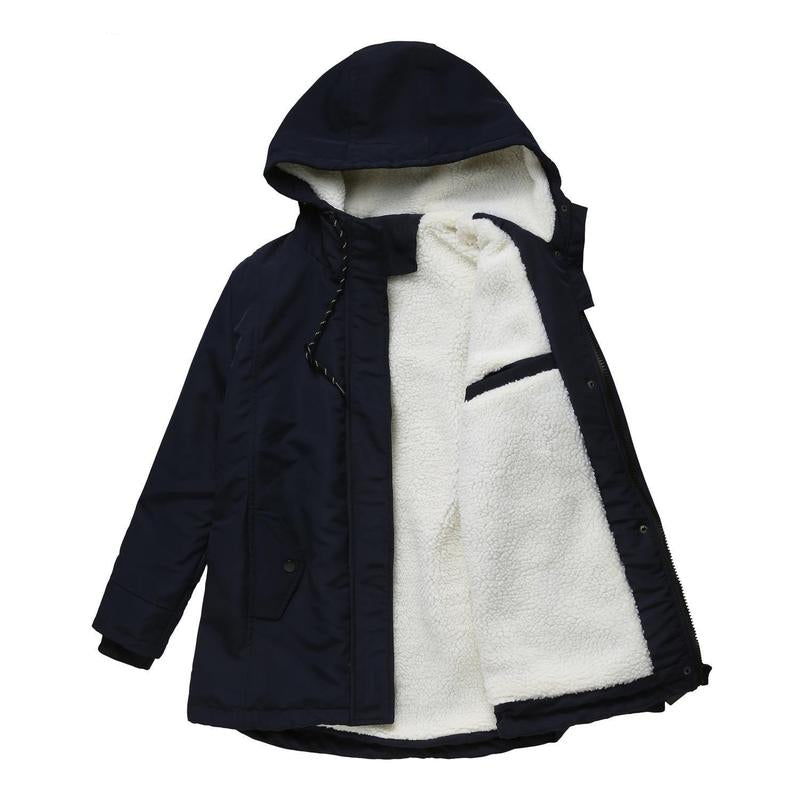 Manteau hivernal élégant Amina de Danoir Paris en rose, style sophistiqué, chaud et tendance pour femmes.
