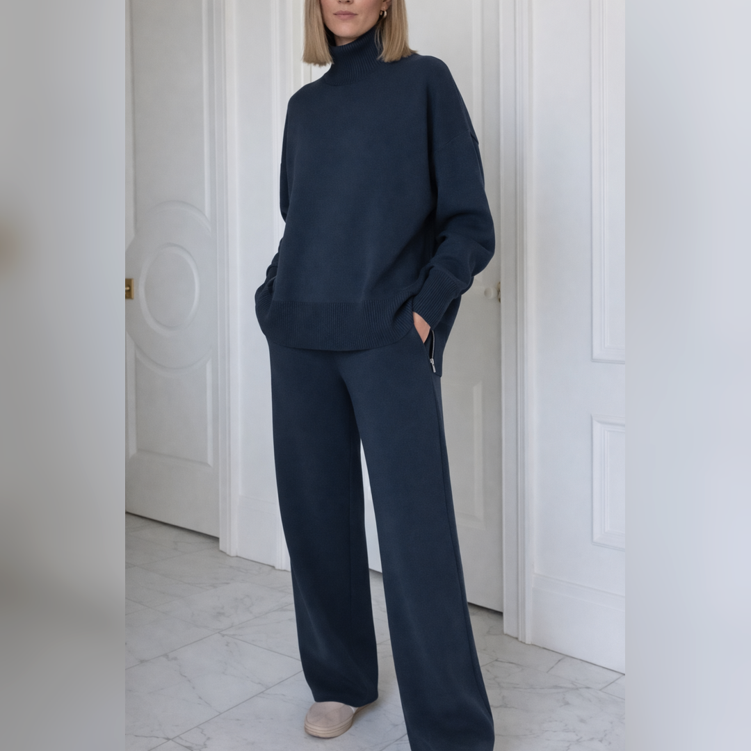 Vêtements décontractés Marianne de Danoir Paris, tenue fluide et confortable, vue en image complète sur fond blanc.